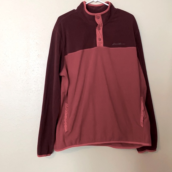Eddie Bauer aesthetic XL quarter button up